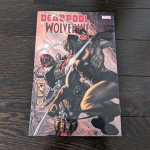 NWT Deadpool vs Wolverine comic book collection book, Marvel